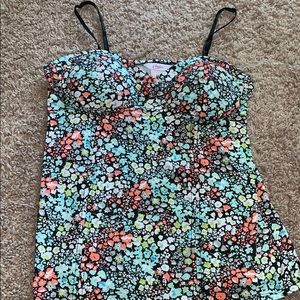 Candies Floral Mixed Color Tank Top !!